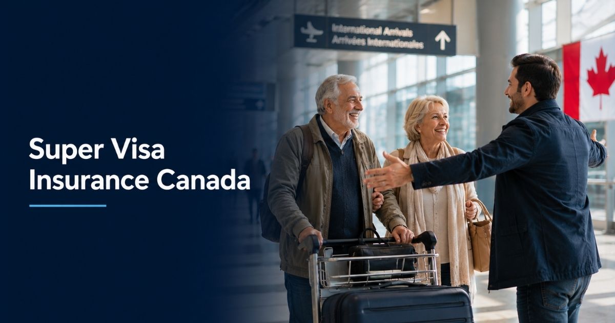 Grandparents arriving in Canada, welcomed by their son